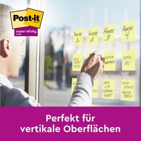 Post-it 12 Blocuri Autocolante 90 File/Bloc 47x47mm Galbene - Img 5