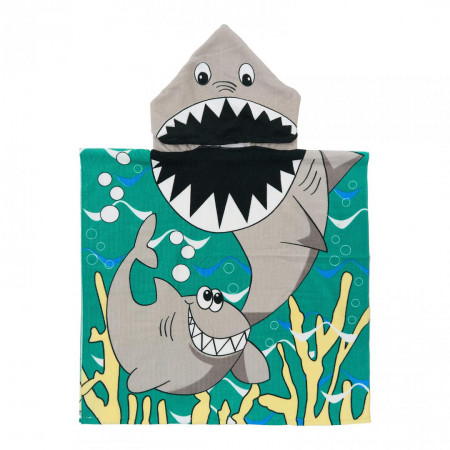 PROSOP PONCHO PLAJA COPII SHARK