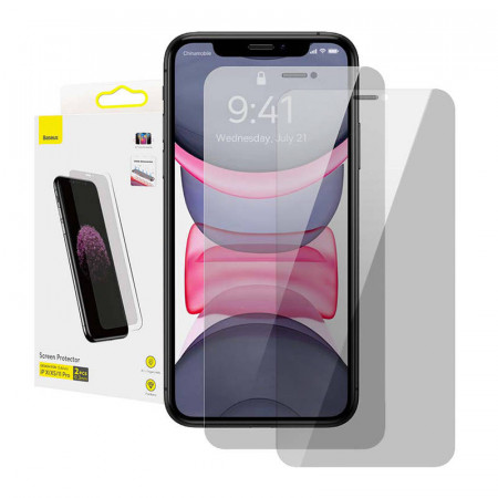 Protector de ecran Baseus de 0,3 mm (pachet de 2 buc) pentru iPhone X/XS/11 Pro 5,8 inci