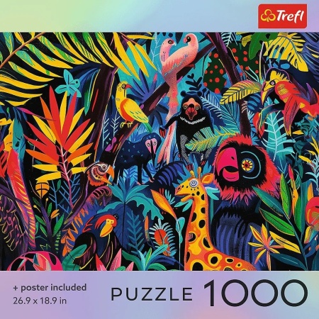 PUZZLE TREFL 1000 COLECTIA SUA IN JUNGLA POSTER INCLUS - Img 3