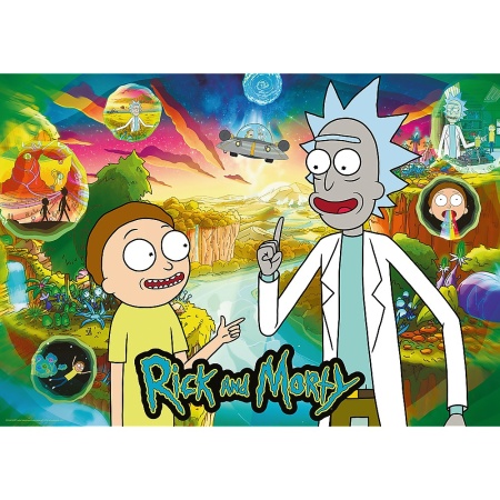 PUZZLE TREFL 1000 PREMIUM PLUS RICK SI MORTY - Img 2