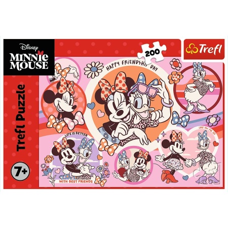 PUZZLE TREFL 200 DISNEY MINNIE MOUSE OBICEIURILE LUI MINNIE - Img 3