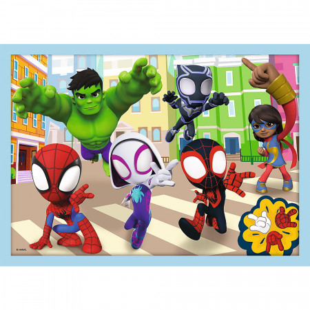 PUZZLE TREFL 4IN1 SPIDAY ECHIPA SPIDAY - Img 3