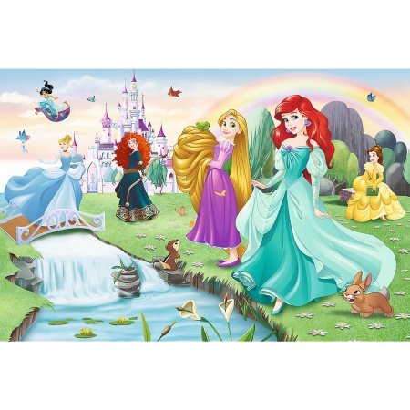PUZZLE TREFL 60 DISNEY PRINCESS - INTALNESTE PRINTESA - Img 2