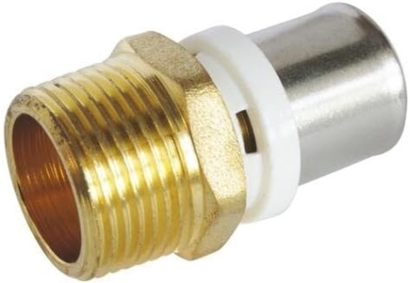 Racord Drept Pexal / Multistrat cu Filet Exterior Ø20 - M20/27, Compatibil Profile U, H, TH, Certificare NF 545, Vizor Control - Img 5