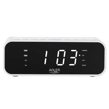 RADIO CU CEAS INCARCARE WIRELESS AD 1192 ALB ADLER - Img 4