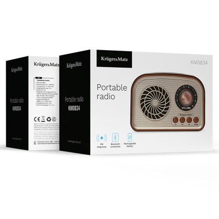 RADIO PORTABIL ANALOG KRUGER&amp;MATZ - Img 6