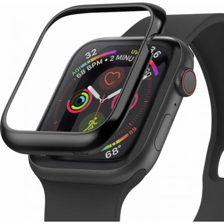 Rama ornamentala Ringke Bezel Styling pentru Apple Watch 44mm, Negru