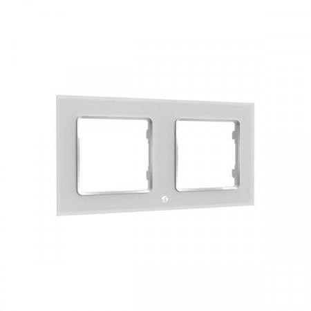 Rama Shelly Wall Frame 2 (pentru comutator de perete) - Alb