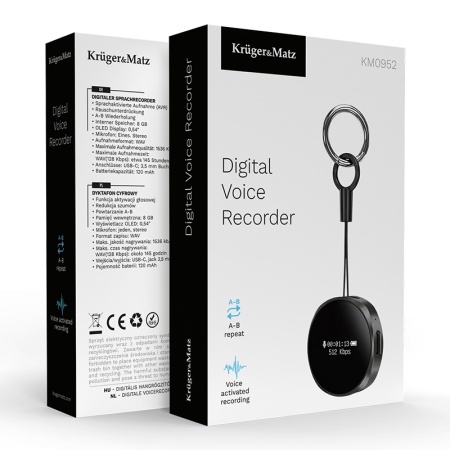 REPORTOFON DIGITAL 4GB 120MAH KRUGER&amp;MATZ - Img 11