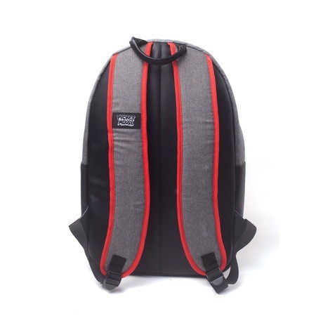 Rucsac Disney, Imprimat cu Mickey Mouse, Neechipat, Negru/Rosu - Img 2