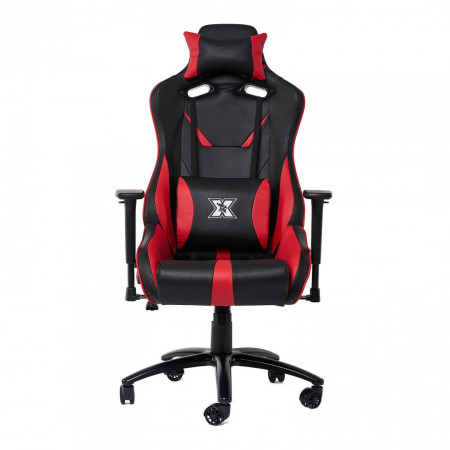 Scaun gaming Serioux Kessian, Negru/Rosu