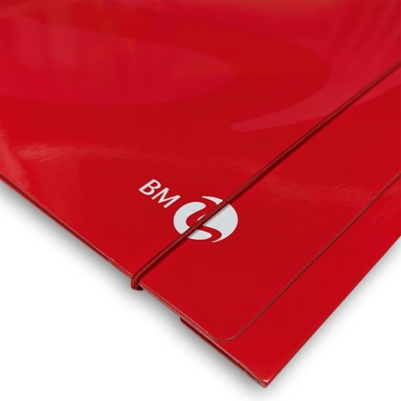 Set 10 Dosare cu 3 Clape și Elastic BM BeMore, Format A4 (25.5 x 35 cm), Carton Rigid 700 g/m², Culori Asortate - Img 5
