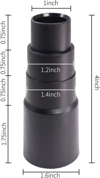 Set 2 Adaptoare Universale pentru Furtun Aspirator și Scule Electrice, Reductor Conectare Praf pentru Șlefuitor, Ferăstrău, Diametre 25mm - 42mm, PVC Flexibil - Img 3