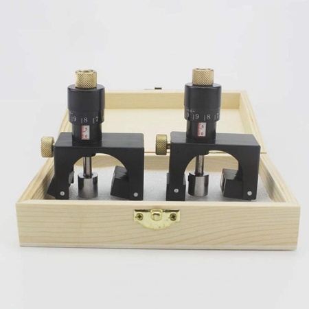 Set 2 Dispozitive Magnetice de Reglare / Calibrare pentru Rindea și Mașină de Îndreptat Lemn, Instrument de Precizie pentru Tâmplărie - Img 4