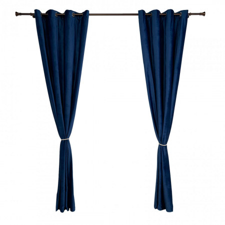 Set 2 draperii catifea 140x270 cm- Albas - Img 4