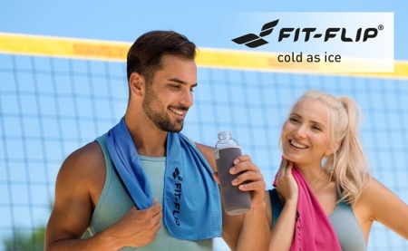 Set 3 prosoape răcoritoare instant Airflip Ice din microfibră, 100 x 30 cm, efect de răcire prin evaporare pentru gât și cap, ideale pentru drumeții, alergare, tenis și fitness - Img 6