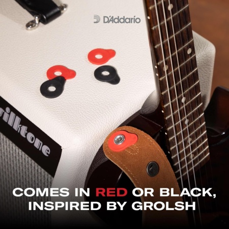Set 4 Dispozitive de Siguranță pentru Chitară D'Addario Flex Lock Strap Blocks, Blocare Fermă a Curelei, Fără Modificări sau Hardware Suplimentar, Montare Rapidă, Negru - Img 3
