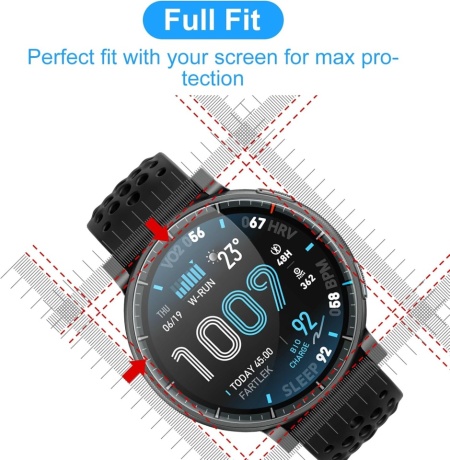 Set 6 Folii de Protecție din TPU Moale pentru Amazfit Active Max, Acoperire Totală Full Coverage, Ultra-Transparente, Anti-Zgârieturi - Img 3