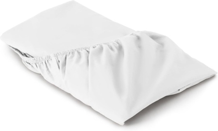Set lenjerie de pat dublu Bassetti, 100% bumbac, cearșaf de pat 180x280 cm, cearșaf cu elastic și fețe de pernă, Alb - Img 2