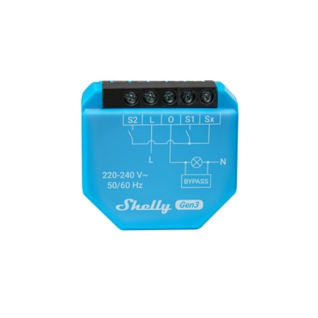 Shelly 1L Gen3 smart 1-gang relay modul for no-neutral wiring - Img 3