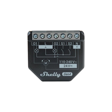Shelly 2PM Gen4 dual channel Wi-Fi + Bluetooth / Zigbee 3.0 smart relay module with roller shutter mode - Img 2