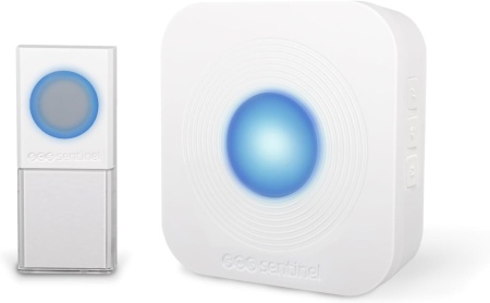 Sonerie Wireless de Lungă Distanță SCS Sentinel CSF0110, 36 Melodii, Raza 200m, Indicator Vizual LED, Protecție IP44, Alb - Img 4
