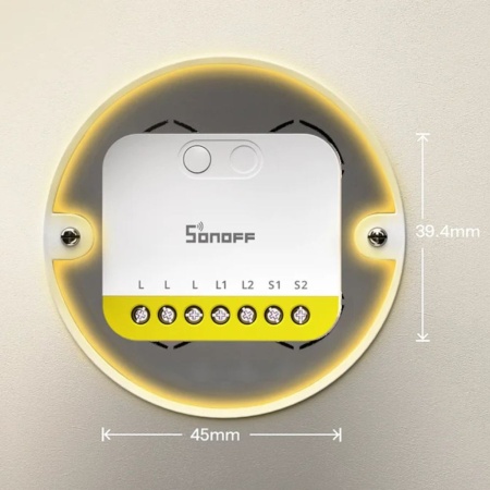 Sonoff MINI DUO-L Întrerupător inteligent Zigbee cu 2 canale (fără neutru) - Img 4