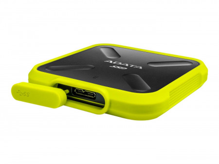 SSD extern ADATA Durable SD700, 1TB USB 3.2, Galben