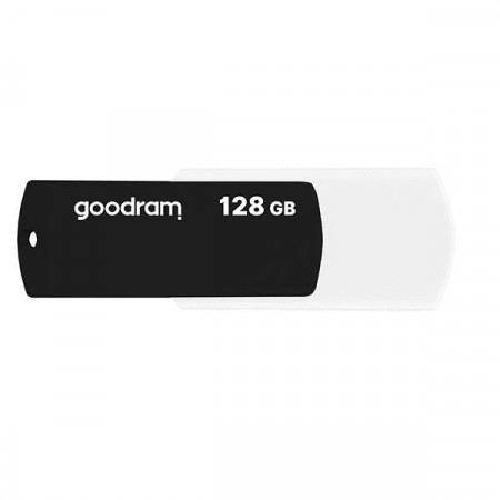 Stick USB Goodram pendrive 128 GB USB 2.0 20 MB/s (rd) - 5 MB/s (wr) flash drive black and white (UCO2-1280KWR11)