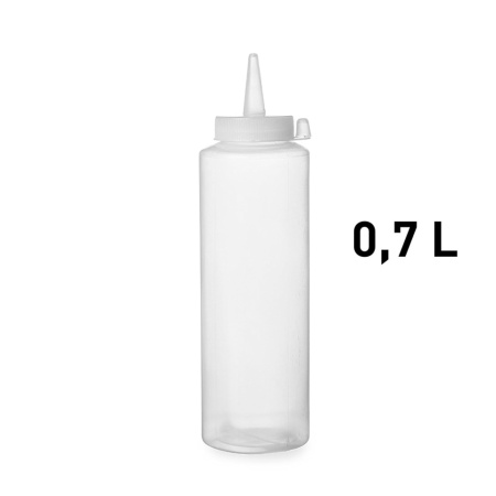 Sticla dispenser, Hendi, polietilena, transparent, 700ml, set 3 buc - Img 4