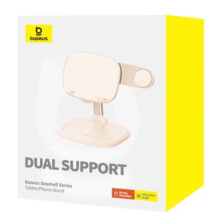 Suport pentru tableta/telefon Baseus Seashell Series Pink - Img 2