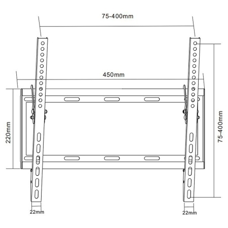 SUPORT UNIVERSAL LED TV 26 inch-55 inch CU INCLINARE - Img 5