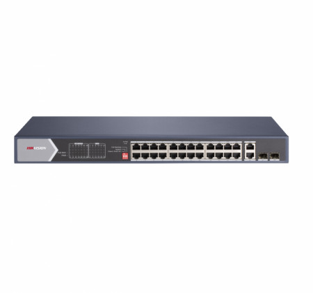 Switch Hikvision DS-3E0528HP-E, 28 porturi