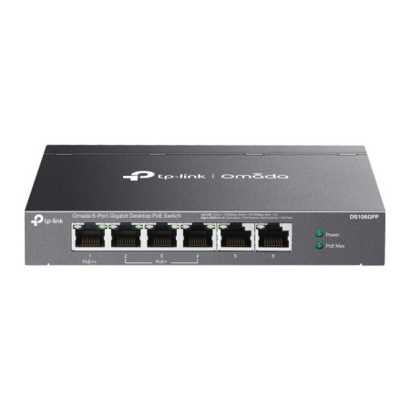 Switch Omada 6-Port 3-Port PoE+ 1-PoE++ - Img 2