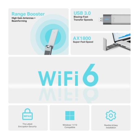 TP-LINK TX20UH AX1800 USB WI-FI ADAPTER - Img 9