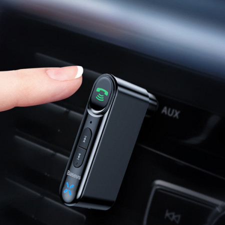 Transmitator Bluetooth AUX Baseus BSBA-02 (Overseas Edition) - negru - Img 2