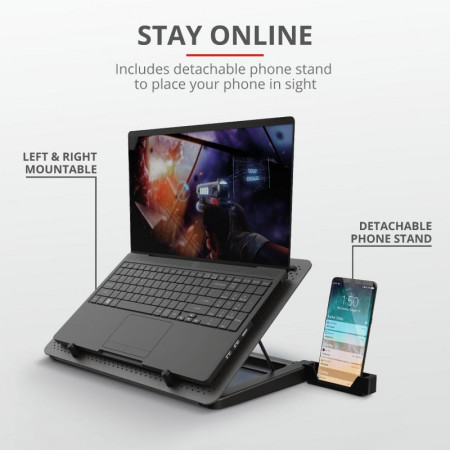 Trust GXT 1125 Quno Laptop Cool Stand 17 - Img 5