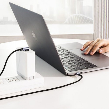 Ugreen USB tip C - USB tip C Putere de livrare 60 W 20 V 3 A 2 m cablu negru-gri (US255 50125) - Img 6