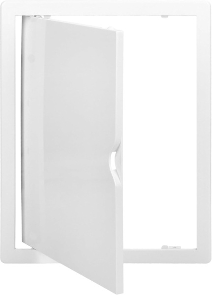Ușiță de Vizitare pentru Gips-Carton și Zidărie 20 x 25 cm, Clapetă de Inspecție din Plastic ABS pentru Contoare de Apă, Sifoane și Robineți, Deschidere Reversibilă Stânga/Dreapta, Alb - Img 3