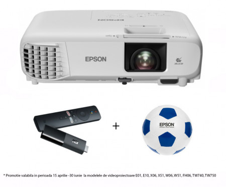 Videoproiector EPSON EB-FH06, Full HD 1920 x 1080, 3500 lumeni, contrast 16000:1