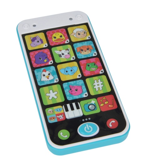ABC TELEFON INTELIGENT CU MUZICA SI LUMINI BEBE - Img 2