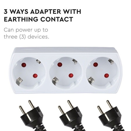 ADAPTOR 3 PRIZE 3X16A MAX 3680W - Img 9