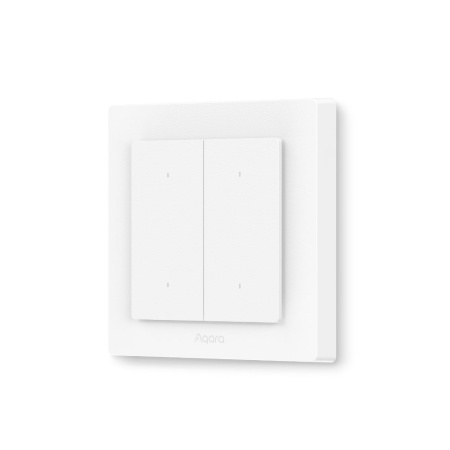 Aqara Light Switch H2 EU 2 channel / 4 buttons smart Zigbee + Thread wall switch - Img 2