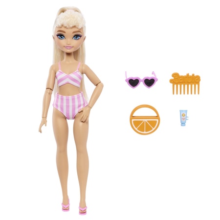 BARBIE DREAM BESTIES PAPUSA BARBIE MALIBU LA PLAJA CU ACCESORII - Img 2