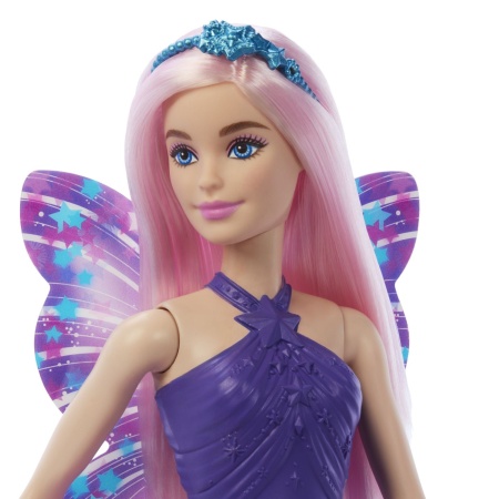 BARBIE PAPUSA BARBIE ZANA CU PAR ROZ SI TINUTA IN 2 CULORI - Img 3