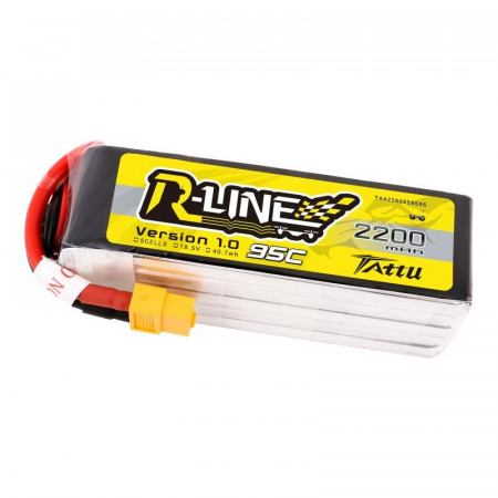 Baterie Tattu R-Line 2200mAh 18.5V 95C 5S1P XT60 - Img 2