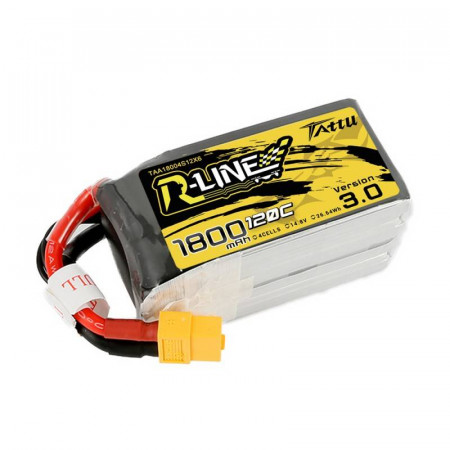 Baterie Tattu R-Line Versiunea 3.0 1800mAh 14,8V 120C 4S1P XT60 - Img 2