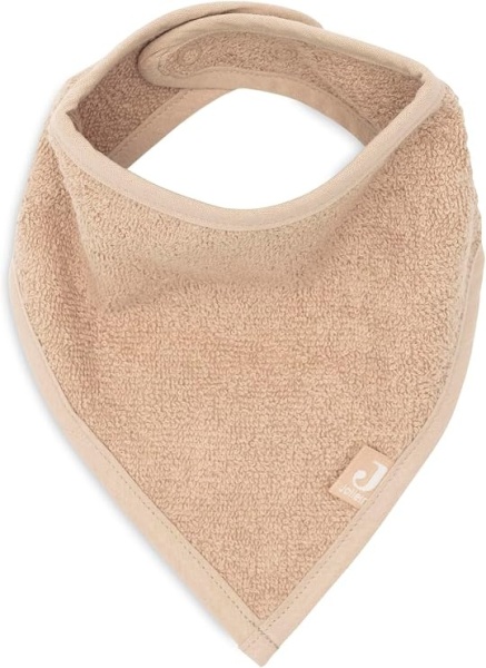 Baveta Bandana din Bumbac Biscuit Set de 2 Bucati, Jollein - Img 4