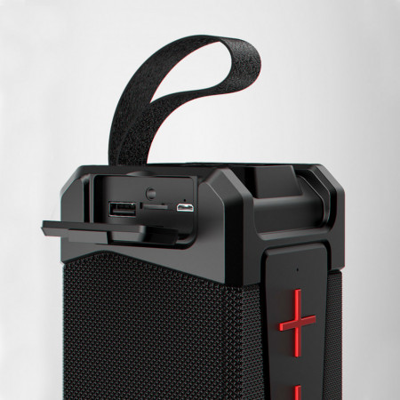 Boxa portabila Dudao impermeabil IPX6 wireless Bluetooth 5.0 10W 4000mAh negru (Y1Pro-negru) - Img 2